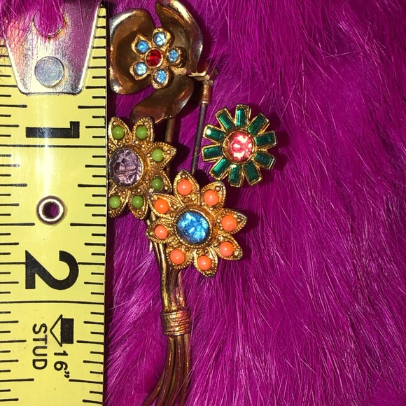 Vintage Fur Clip “DEAREST” - Picture 3 of 8